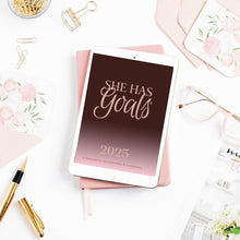 Load image into Gallery viewer, 2025 Digital She Has Goals Journal