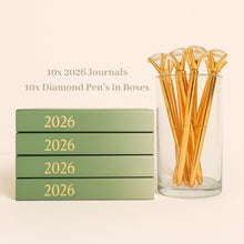 Load image into Gallery viewer, PARTY PACK 10 x 2026 Journals &amp; Pens
